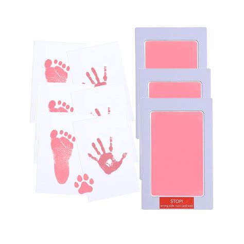 Xspring Handprint and Footprint Kit, Pet Paw Print, 3 Baby Handprint ...