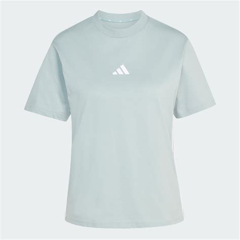 adidas Essentials 3-Stripes Cotton Tee - Green | Free Shipping with adiClub