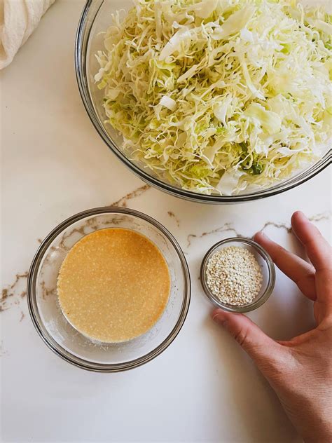 Japanese Cabbage Salad - Espresso and Lime