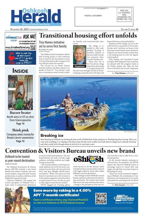 November 30, 2022 Oshkosh Herald - Oshkosh Herald