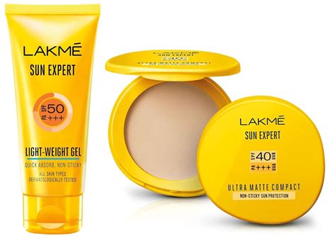 Buy LAKMÉ Sun Expert Ultra Matte SPF 40 PA+++ Compact, 7g and Sun ...