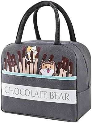 Buy House of Quirk Insulated Reusable Lunch Bento Bag Tote Bag for ...