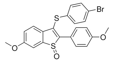 3-(4-BROMO-PHENYLSULFANYL)-6-METHOXY-2-(4-METHOXY-PHENYL)-BENZO[B ...