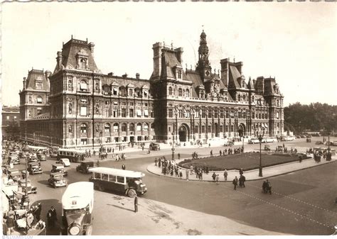 Paris - Primăria (Hôtel de Ville) (1950), Paris_ - Franța - Carte ...