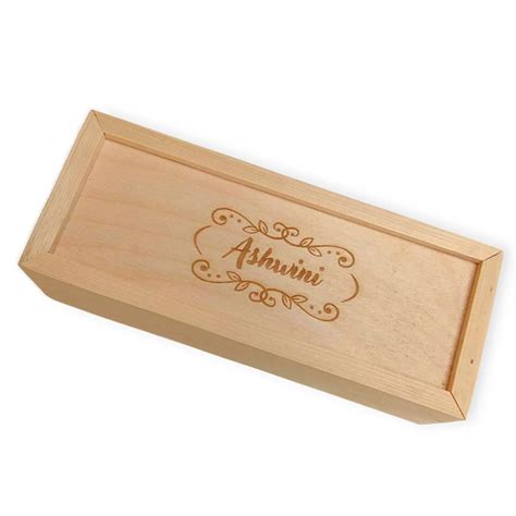Pinewood Pencil Box
