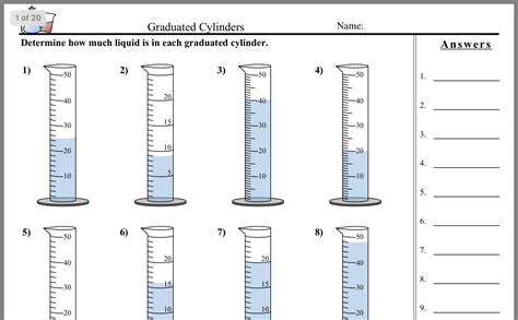 Volume Of A Cylinder Worksheet With Answers – Printable PDF Template