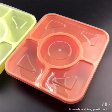 4 Compartments Disposable Compartment Food Packaging Containers ...