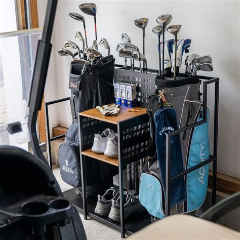 Teal Triangle Freestanding Golf Club Organizer Review - Golf Widget