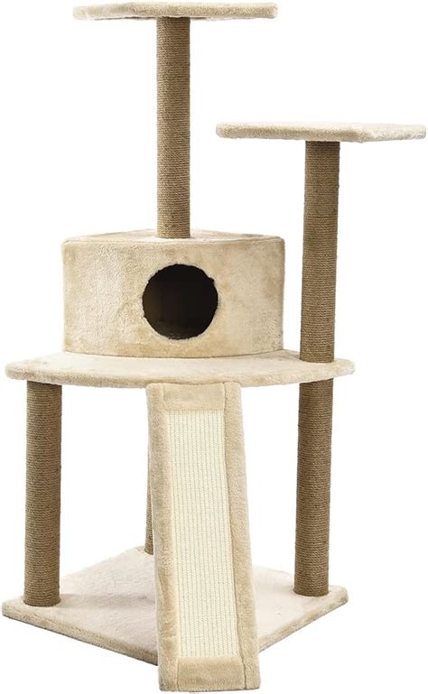 Amazon Basics Cat Tree with Cave, Scratching Posts India | Ubuy