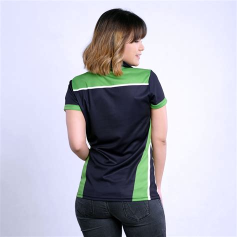 Customized Womens Polo Shirts Corporate Uniform Collared Shirt Printing