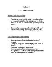 Image result for Process Costing Notes