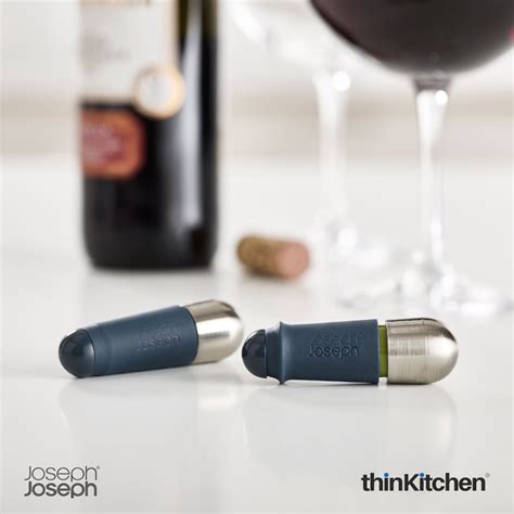 Buy Joseph Joseph Barwise Twist Lock Wine Stoppers Set Of 2 Online at ...
