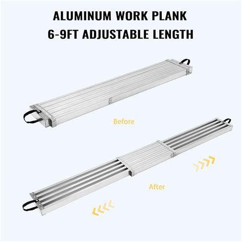 GAOMON 6-9ft Telescoping Work Plank, Aluminum Plank, India | Ubuy