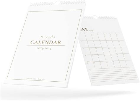 Buy Calendar 2023 - Vertical 8.5x11 2023 Wall Calendar Runs Until June ...