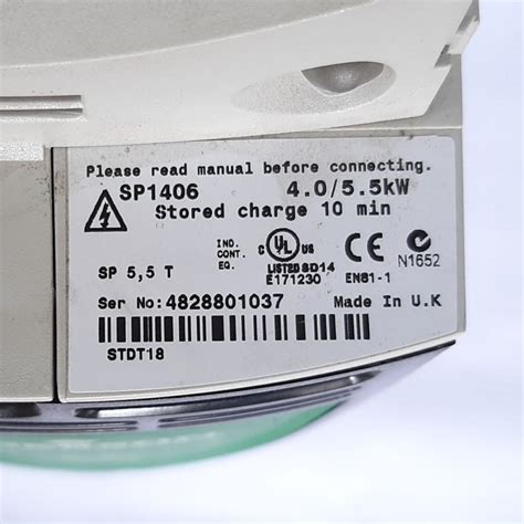 Emerson Control Techniques Unidrive SP SP1406 4/5,5kW 3x400V