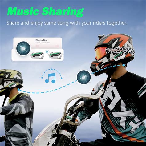 Buy Helmet Bluetooth Headset - FreedConn FX 2-10Riders Intercom ...