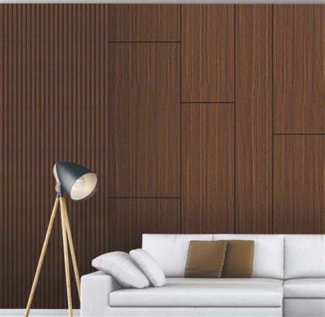 Ellevatus Tectona Teak Opulence Series Decorative Wall Panel 8x0.66 ft ...