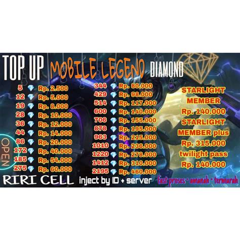 Mobile Legend Diamond Shop 的图像结果