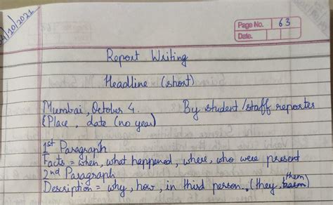 What is report writing?What is the format of report writing ? - Brainly.in