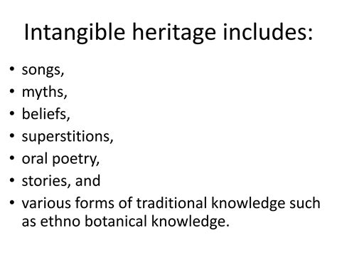 11 tangible and intangible heritage