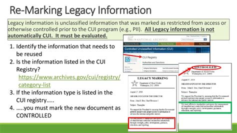 PPT - Marking & Protecting Controlled Unclassified Information (CUI ...