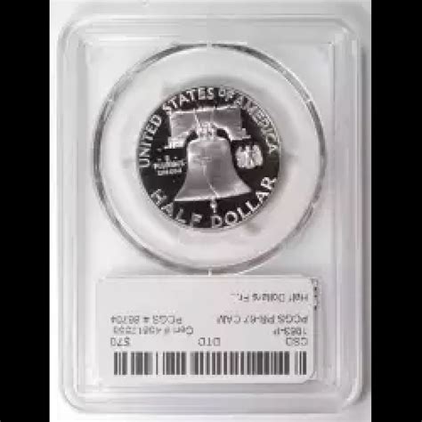 1963 Half Dollars Franklin PCGS PR-67 CAM - Lost Dutchman Rare Coins