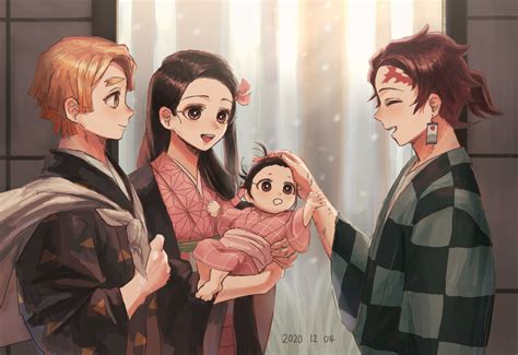 Demon Slayer Family Moments - HD Wallpaper