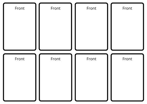 Blank Flash Card Template at Alexander Feinstein blog