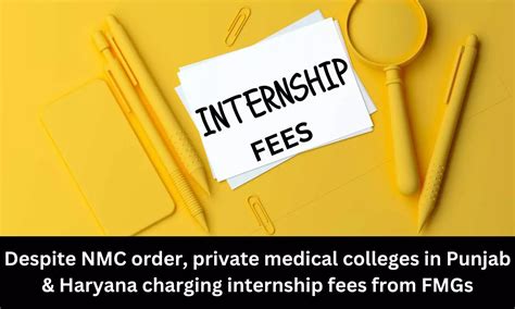Private medical colleges in Punjab, Haryana charging internship fees ...