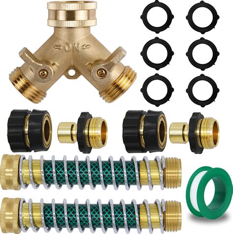 Amazon.com : Triumpeek 2 Way Garden Hose Splitter, 3/4" Garden Hose ...