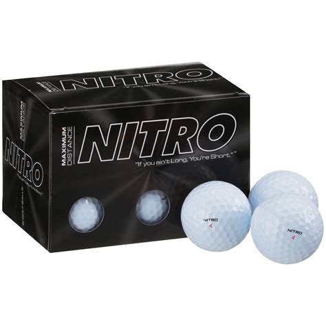 Nitro Golf Maximum Golf Balls, 12 Pack - Walmart.com