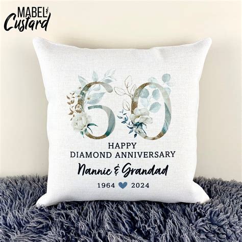 Diamond Wedding Anniversary Gift, 60th Anniversary Gift, Wedding Gift ...