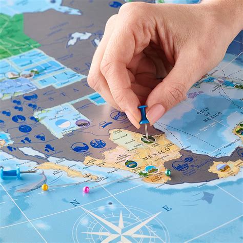 Buy North America Scratch Off Lighting in The Dark with Challenges ...