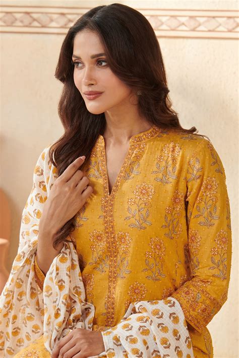 Shop Gulbarg Rahila Sanganeri Printed Kurta | Farida Gupta – Farida ...