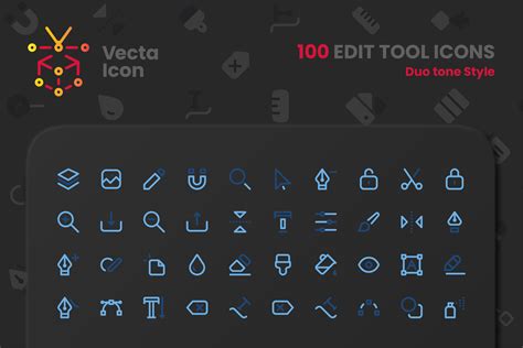 Edit Tool Icon Pack Graphic by vectaicon · Creative Fabrica