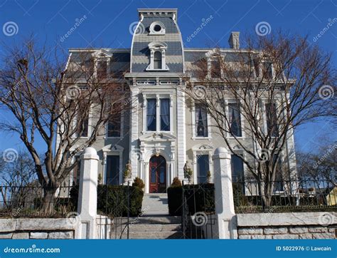 Second Empire Style House stock photo. Image of real, formality - 5022976