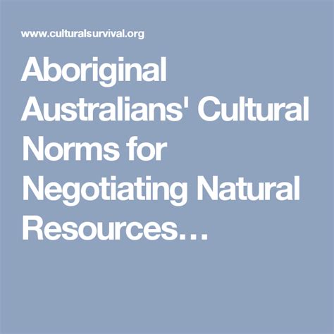 How Aboriginal Australians Sustainably Managed Natural Resources
