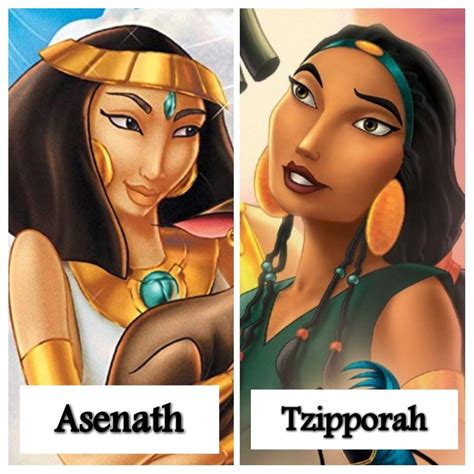 Asenath from Joseph King Of Dreams and Tzipporah from The Prince Of ...