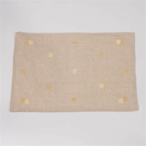 Glenore Linen Table Mats Natural – Tabi