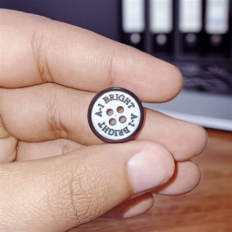 Laser button at best price | Engraved brand names in India