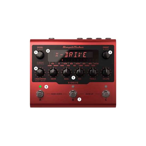 IK Multimedia AmpliTube X-DRIVE Distortion Pedal – Stompbox.in