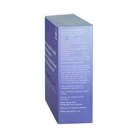 Clavidur 457mg DDS Oral Suspension buy now @ ₹150.10 Suspension ...