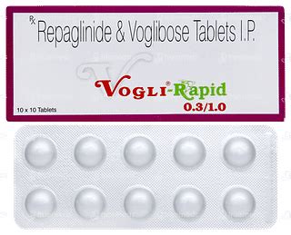 Vogli Rapid 1/0.3 MG | Order Vogli Rapid 1/0.3 MG Tablet Online at Truemeds