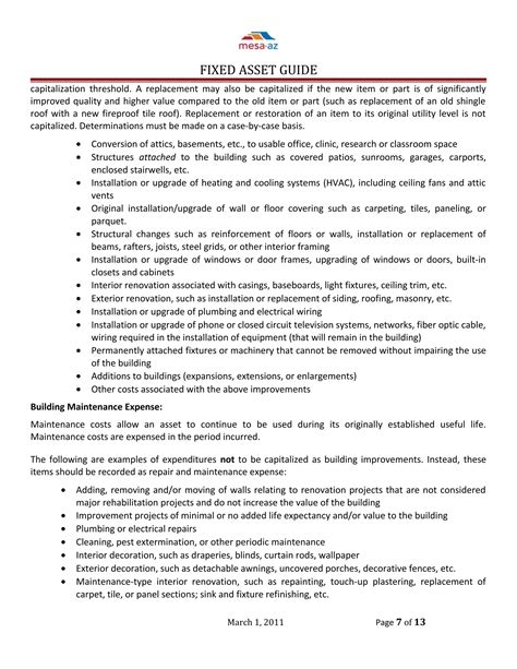 Fixed Asset Guide | DOC