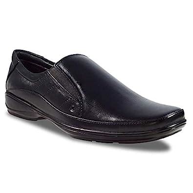 Buy RIGAU Men's Leather Formal/Casual/SEMI Formal Shoes Black at Amazon.in