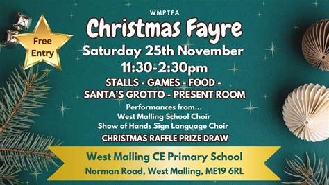 West Malling Primary School Christmas Fayre, West Malling CEP School ...