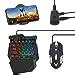Amazon.in: Buy Laelr Half H& Gaming Keyboard & Mouse Combo 35 Keys PUBG ...