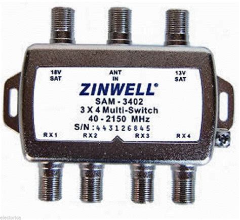 Zinwell 3 x 4 Multi-Switch : Amazon.in: Electronics