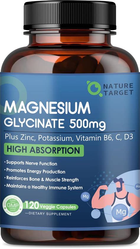 Amazon.com: Organics Ocean Pure Magnesium Glycinate with Zinc - Maximum Strength Chelated ...