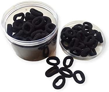 Hair Rubber Bands for kids Girl Black colour Mini Elastic pony tiers ...